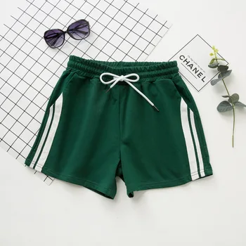 

shorts women 2020 Cotton Linen Women Shorts New Fashion Female Casual Loose white