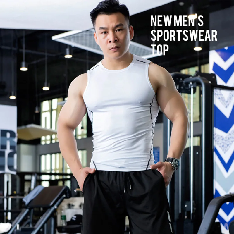 Стиль, Быстросохнущий жилет, Мужская Ультра-тянущаяся дышащая облегающая профессиональная одежда, спортивный жилет для тренировок в тренажерном зале, для бега, летний