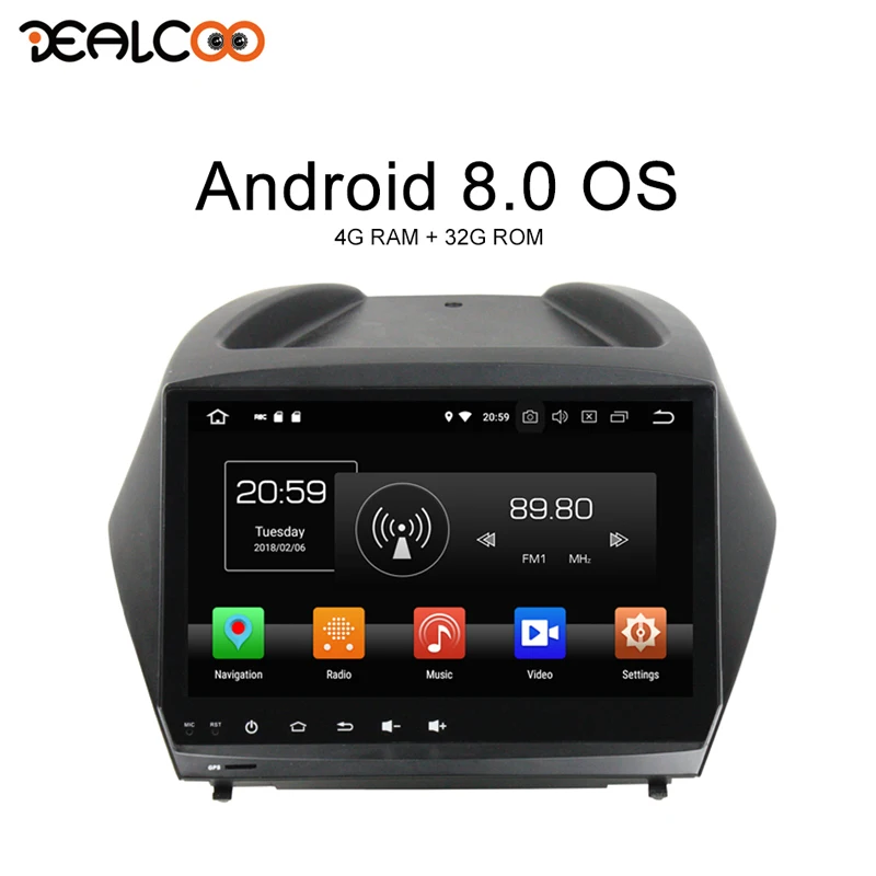 

Dealcoo 2 Din Car Radio GPS Android Autoradio 2 Din Android Car Radio 2din Android Central Multimedia for Hyundai IX35 2011-2015