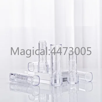 

5/10/30/50/100PCS Empty12.1mm clear square Lipstick Tube DIY Makeup Refillable Package Container plastic Lip Rouge Pipe Shell