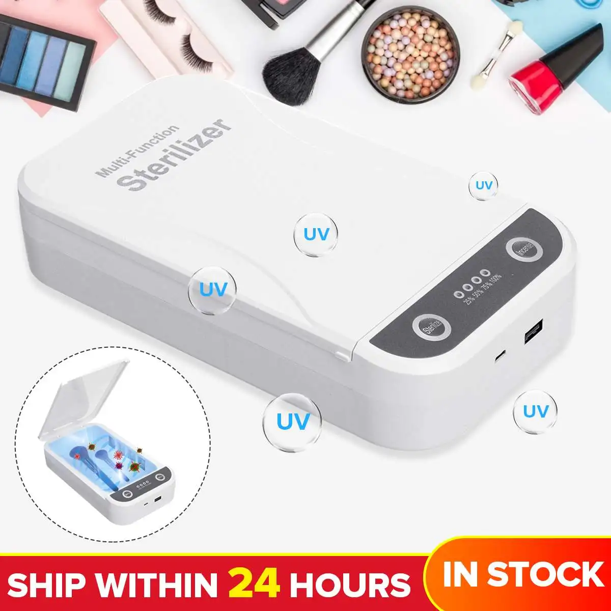 Дропшиппинг UV светильник телефон стерилизатор маникюрный аппарат для чистки