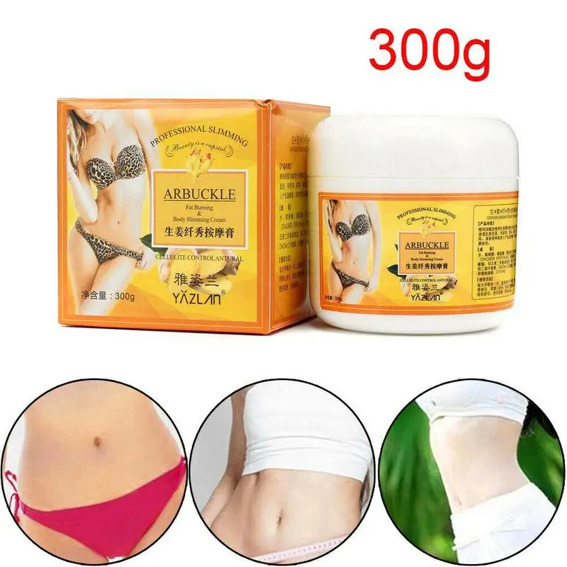 Ginger Slimming Cream Weight Loss Body Shaping Massager Anti Cellulite Fat Burner Leg Full Beauty Gel 300g | Красота и здоровье