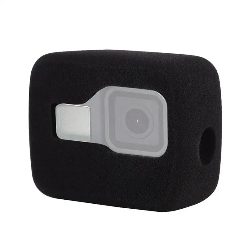 Губчатый чехол на лобовое стекло для GoPro Hero 8 черный пенопластовый камеры с
