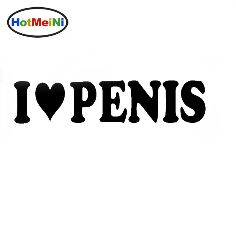 HotMeiNi 20x5 см с надписью I Love пенис гей Забавные игрушки подарок розыгрыш виниловые