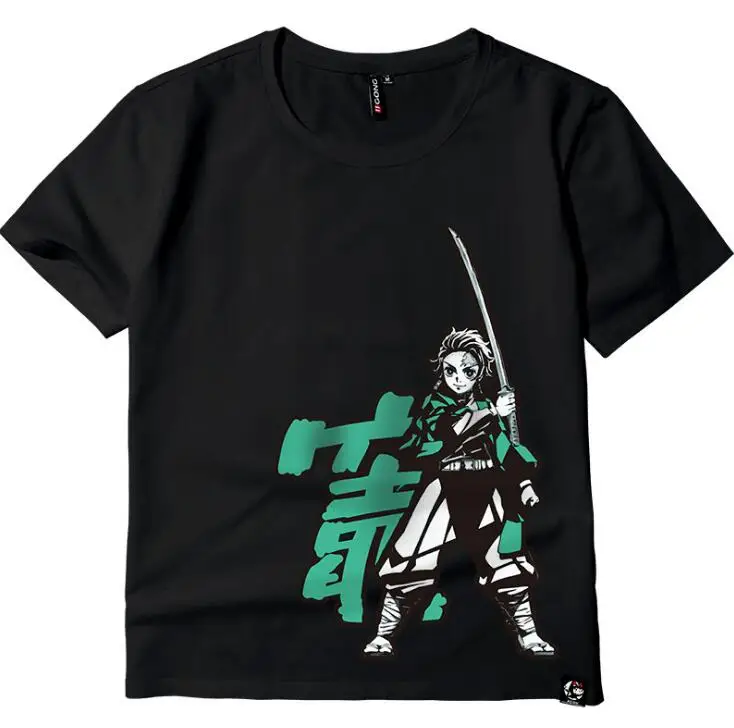 

Anime Demon Slayer Kimetsu no Yaiba Tanjiro Kamado Tanjirou man women t-shirt Cosplay