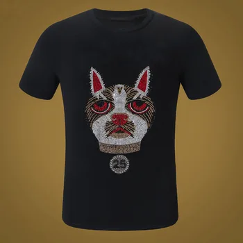 

Summer Men Diamonds color Casual Cotton Short Sleeve tshirt Streetwear Oversized Hip Hop man and women Hot drill