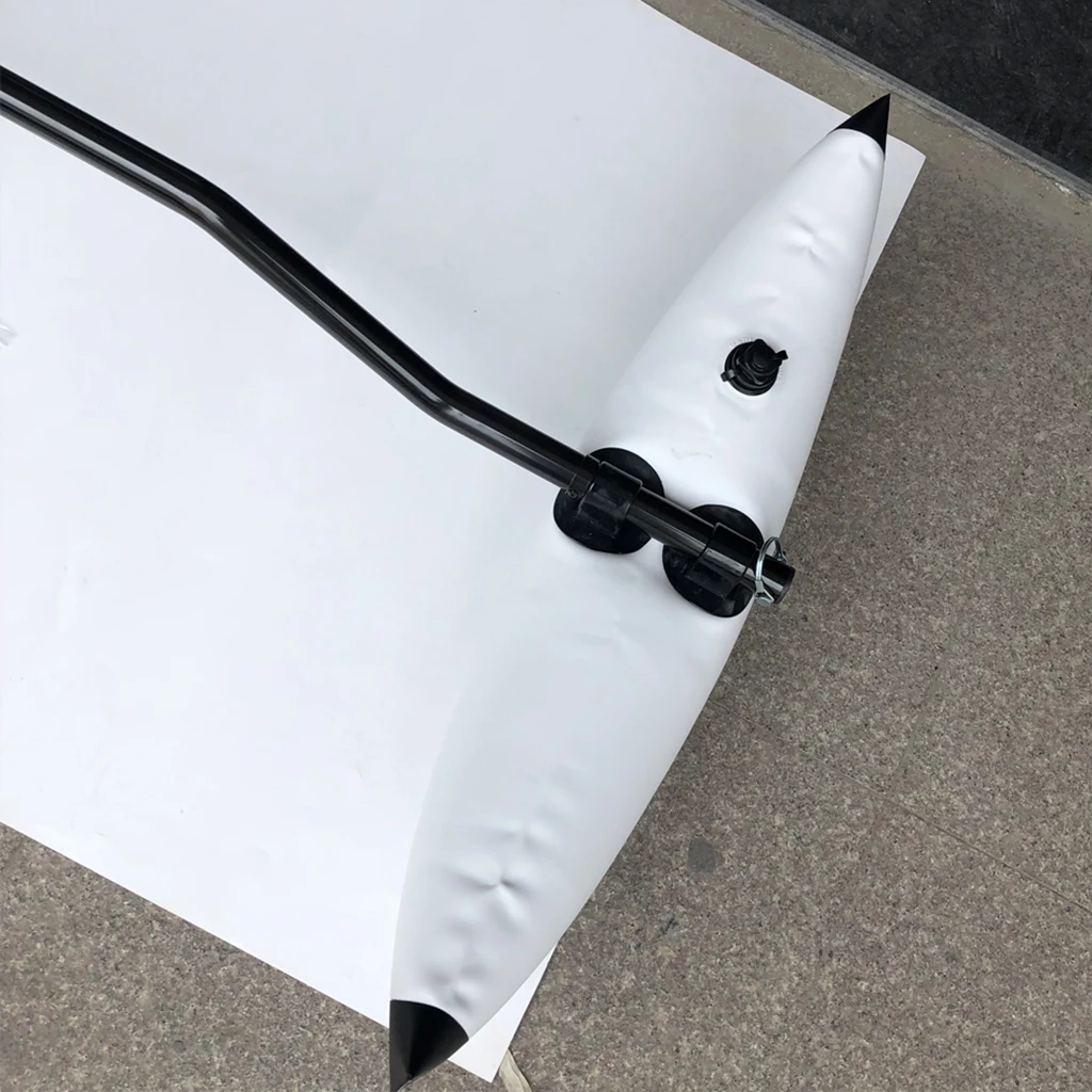 Heavy Duty Inflatable Kayak Outrigger / Canoe Standing Float Stabilizer System Pole,  Arm Kit