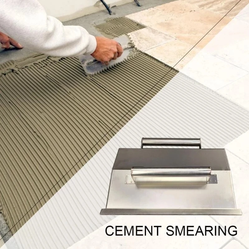 Plasterer Tool Stainless Steel Wall Plastering Tools Concrete Trowel Scraping Dust Trowel Powder Wall Tools Bricklayer Tool