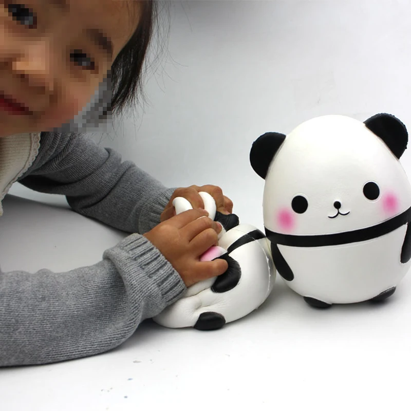 Большой размер, мягкая игрушка в виде панды, сдавливающая, забавная, креативная, сдавливающая, снимающая стресс, шутящая, декомпрессионная, сдавливающая игрушка