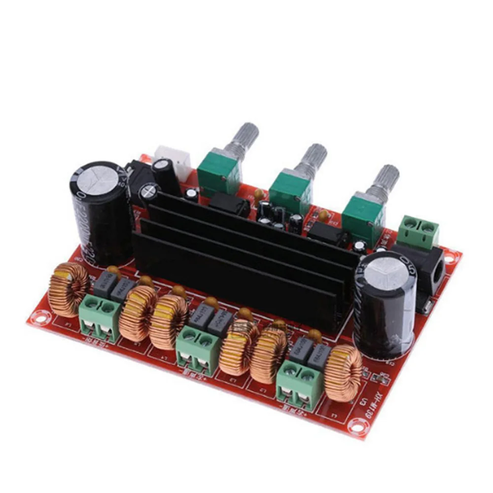 50 Вт + 100 2 1 канальный цифровой аудио усилитель мощности AMP DC12V 24V|Многоканальные