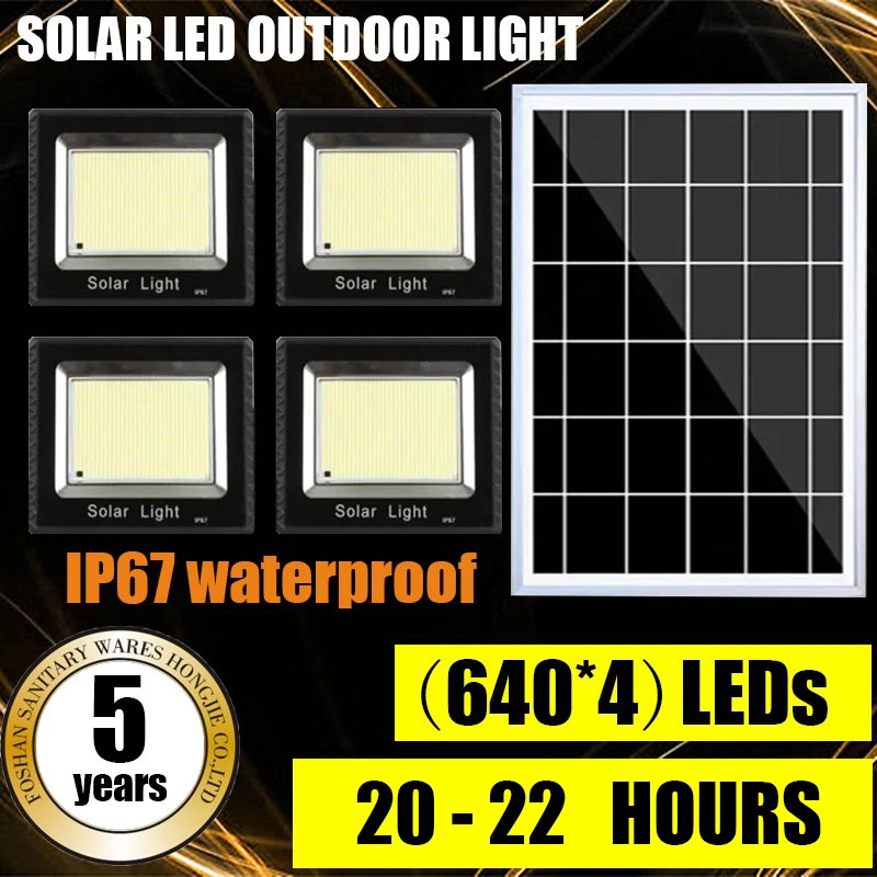 solar powered street lights 1200W/2400W/4800W Solar LED Outdoor Street Light IP67 Waterproof Sensor Remote Control Multi-Function Highlight Lamp solar wall lights outdoor