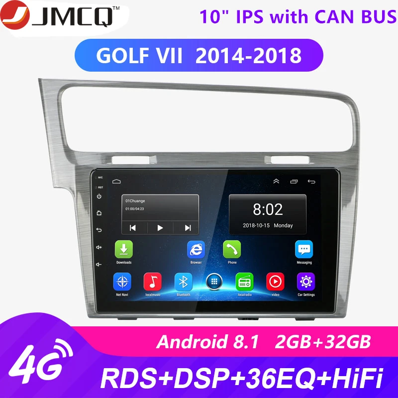 

Android 10.1" Car Radio for VW Volkswagen Golf 7 VII 2014-2018 RDS DSP Multimedia Video Players Head Unit GPS Navi with CANBUS