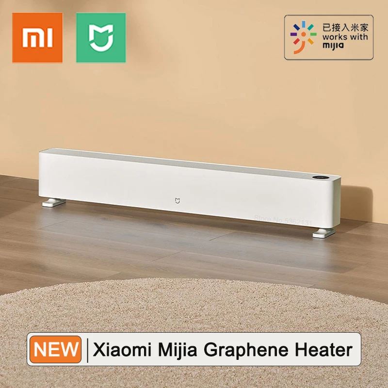 NEW Xiaomi Mijia Graphene Baseboard Electric Heater Fast Heaters Warmer