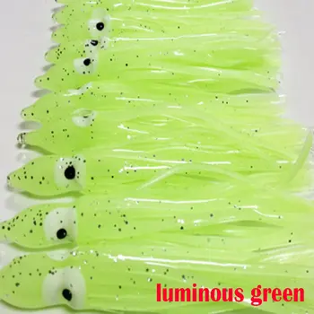 

fishing squid octopus red 3000pcs blue 3000pcs luminous green 1000pcs luminous white 1000pcs total 8000pcs ,length is 12CM