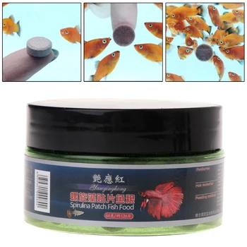 

Fish Food Tablet Spirulina Algae Aquarium Pills Fish Tank Tropical Catfish Wafer P0RD
