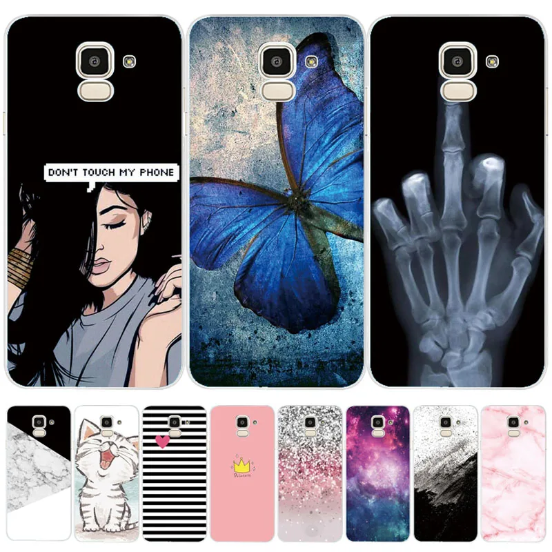 

For Phone Case Samsung Galaxy j6 2018 Soft Silicone Case For Protector Fundas Samsung j6 Plus 2018 j600f j610f Capas Cover Coque