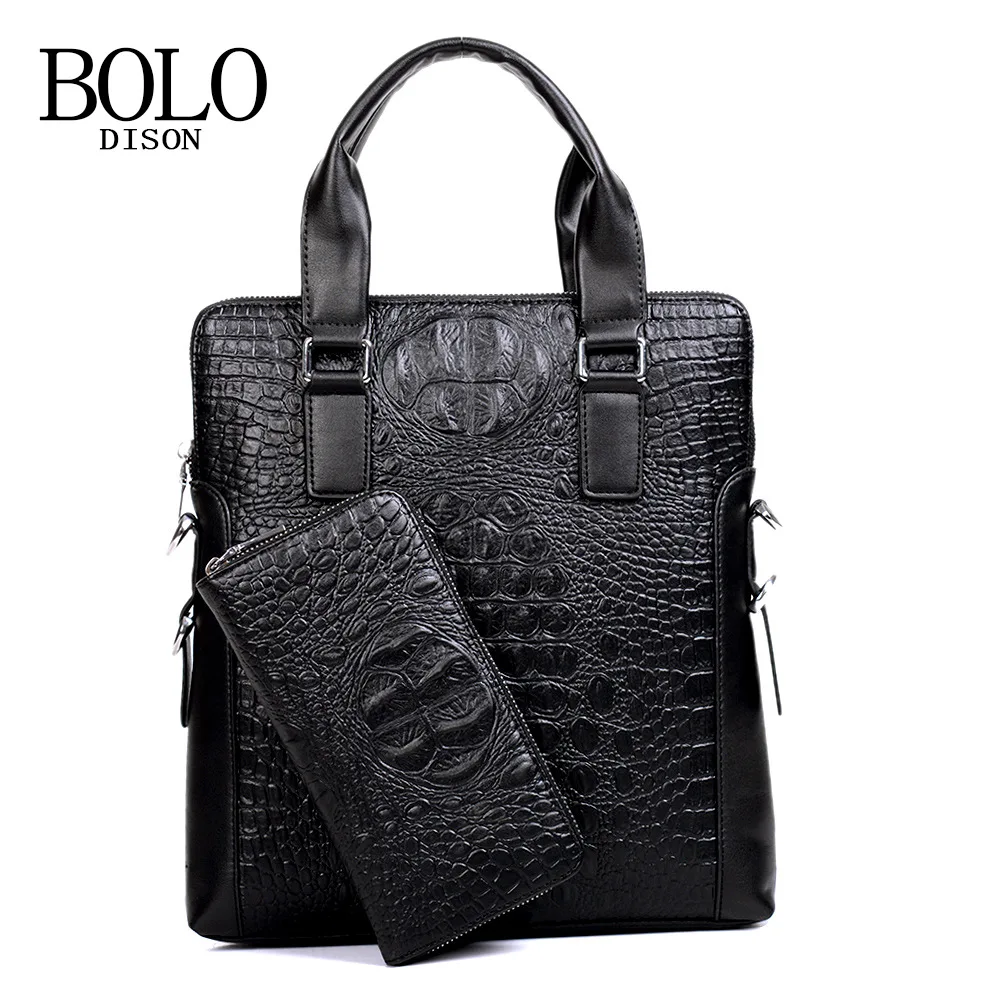 

2019 Association Sao Paulo Fashion Men's Bag Fashion Cross-body Crocodile Pattern PU Leather MEN'S Single-shoulder Bag Manufactu