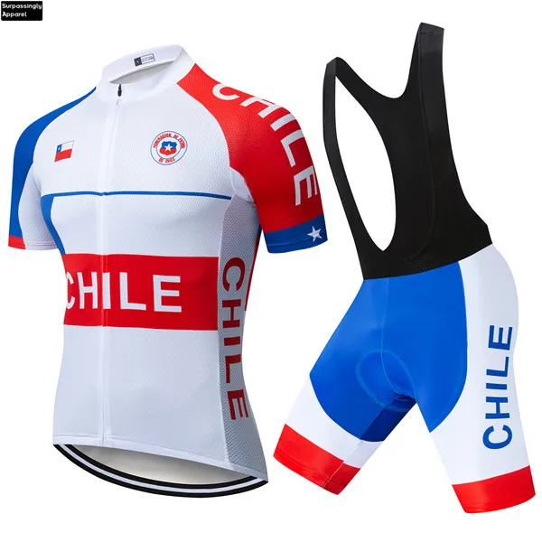 Открытый Спорт команда Велоспорт Джерси Набор Чили Pro Ropa Ciclismo велорубашка MTB велосипед одежда цикл комплекты одежды 16D - Цвет: Picture Color