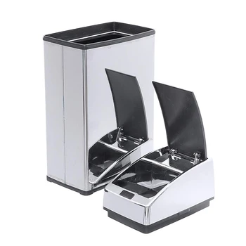 

Promotion! 6L Smart Sensor Trash Can Automatic Wireless Induction Stainless Steel Battery Power Power Dustbin Household Kitchen