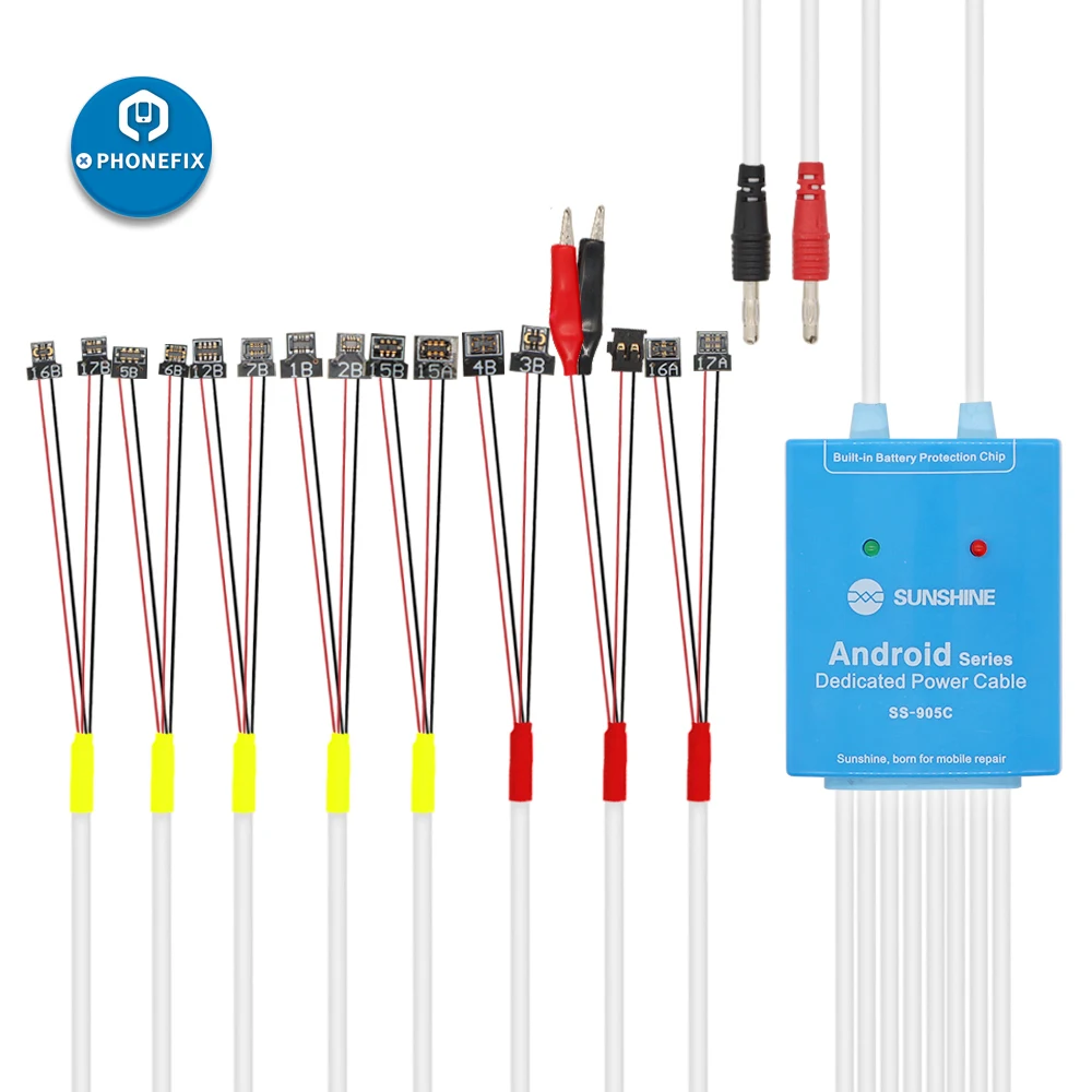 

SS-905C Android One Button Boot Control line Android Phone Test Cable Power Supply Cable for Huawei Xiaomi Samsung Meizu OPPO