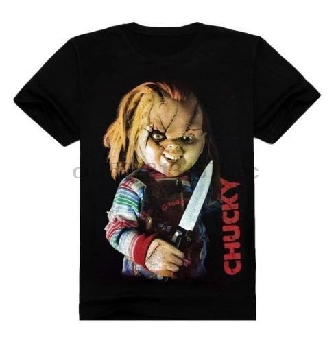 2017 новое поступление мужские футболки с 3D принтом из фильма ужасов для невесты