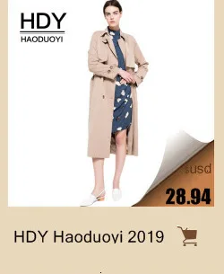 HDY Haoduoyi Модная женская куртка в армейском стиле с воротником-стойкой и карманами Ветровка с длинным рукавом на молнии Стильная верхняя одежда для женщин свободного кроя на весну осень камуфляж