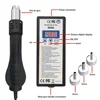 Hot air gun 8858 Micro Rework soldering station LED Digital Hair dryer for soldering 650W Heat Gun welding repair tools Heat Gun 3
