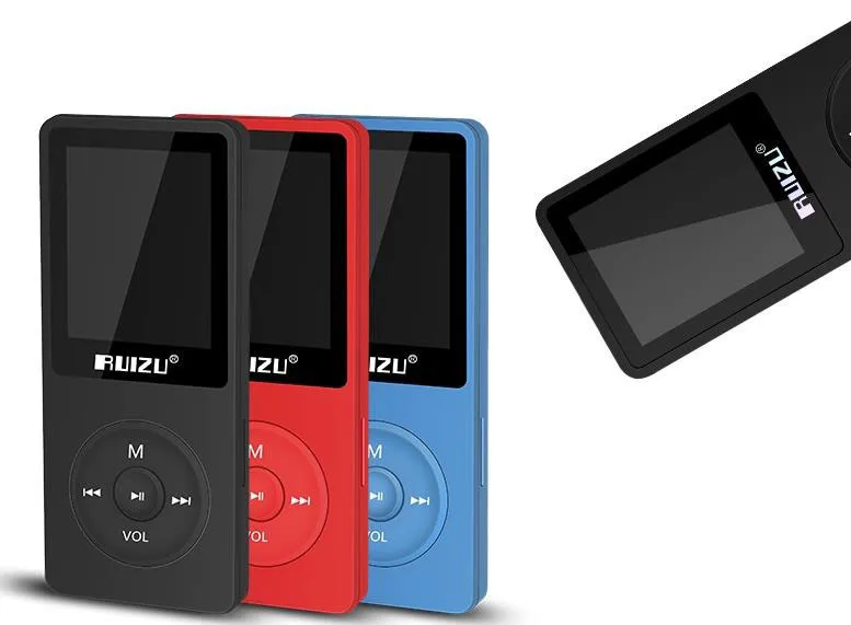 Новое поступление 2015 Ультратонкий MP3-плеер 12 Гб с экраном 1 8 оригинальный RUIZU X02 FM