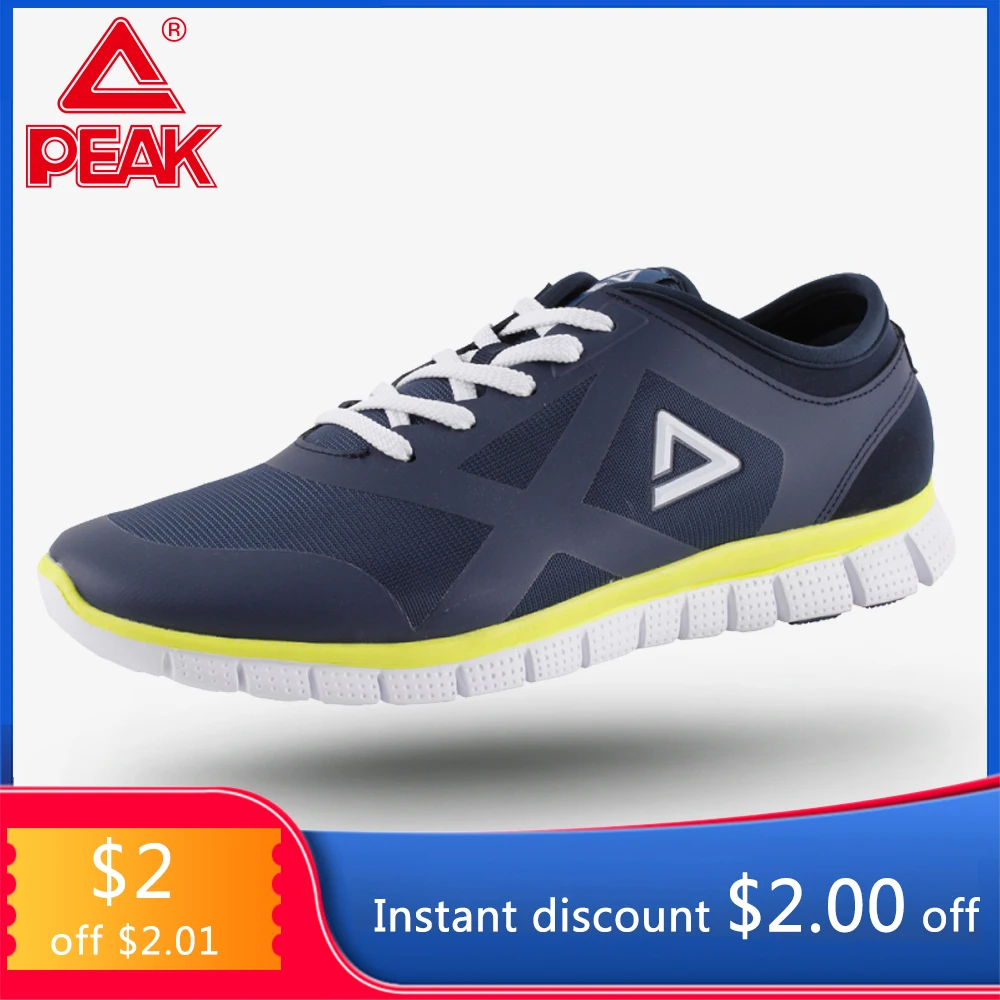 PEAK Men's Running Shoes Breathable 