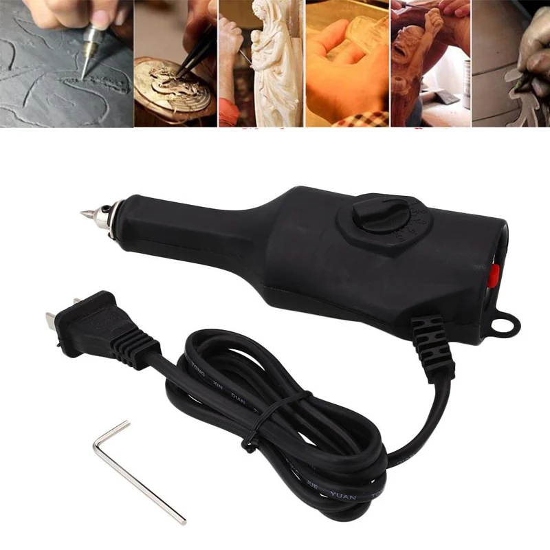 

220V Handheld Electric Engraver Engraving Pen Craft Tool For Wood Metal Plastic