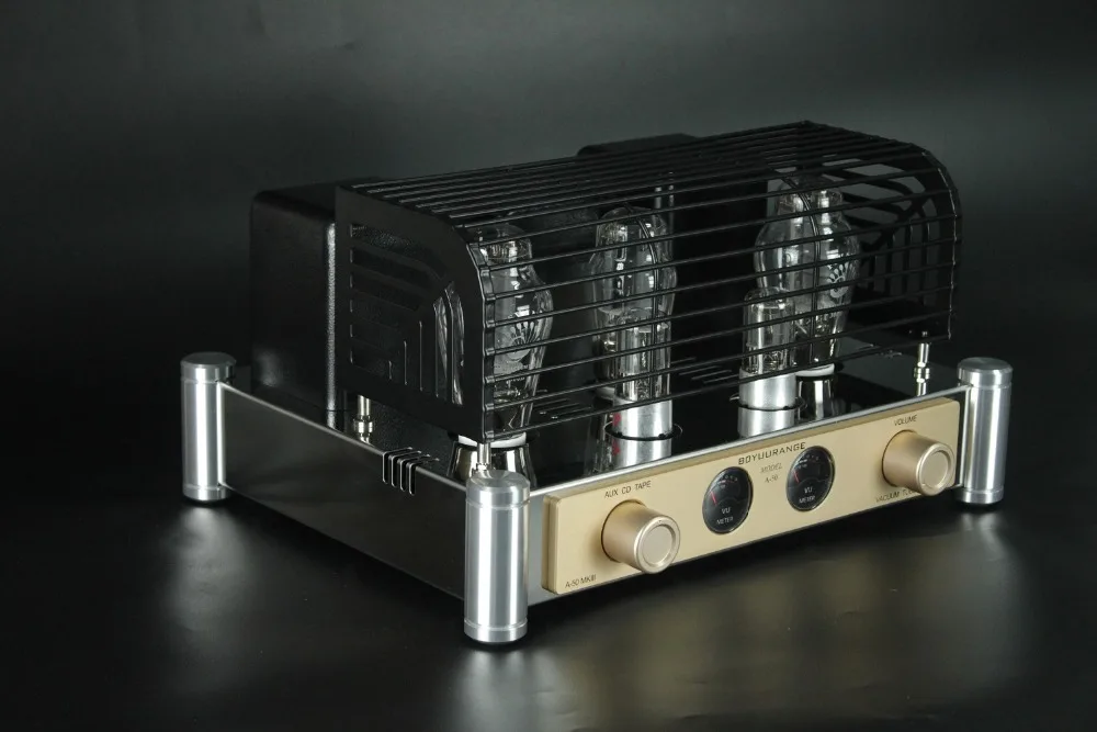 Boyuurange A50 Mkiii 300b Vacuum Tube Amp Single End Class A Hifi Audio Integrated Amplifier With Vu Meters Updated Version Amplifier Aliexpress