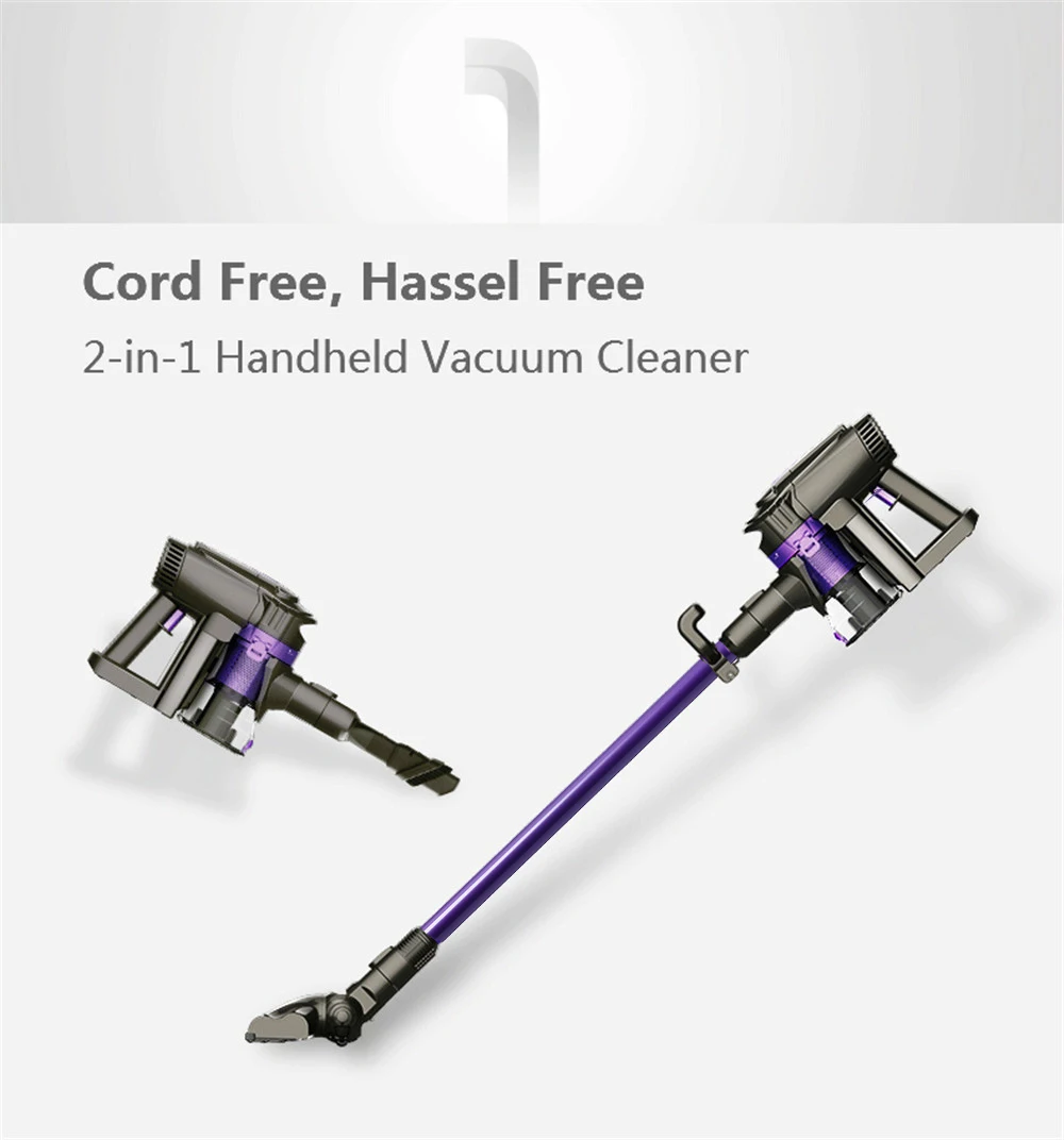 Dibea F6 2-in-1 Powerful Wireless Upright Vacuum Cleaner