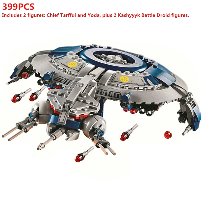

NEW Star Wars The Revenge Sith Droid Gunship Building Blocks Bricks Compatible 75233 Classic outer space Model Kids Toys