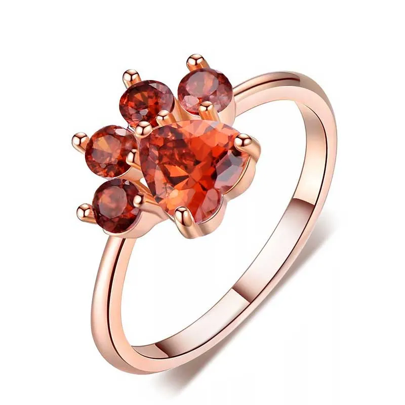 brown Bague Ringen,, настоящее кольцо из серебра 925 пробы с опалом, кольца для женщин, голубой/фиолетовый/белый камень, модное ювелирное изделие, свадебный подарок для женщин - Цвет камня: brown