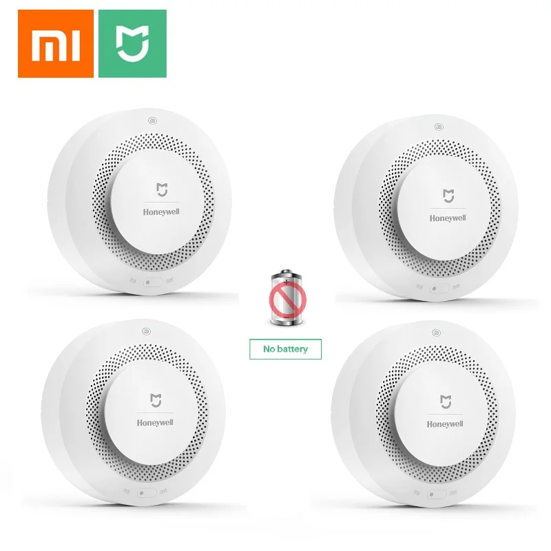 4PCS Mijia Honeywell детектор пожарной сигнализации фотоэлектрический датчик дыма Aqara Zigbee пульт дистанционного управления с приложением Mihome - Цвет: 4PCS