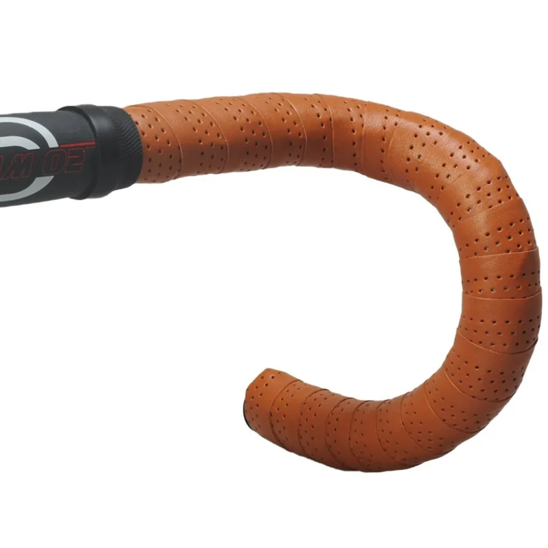 HSSEE Microfiber Reinforced Leather Handlebar Strap Retro Handlebar Strap Racket Strap Easy to Clean Bicycle Accessories