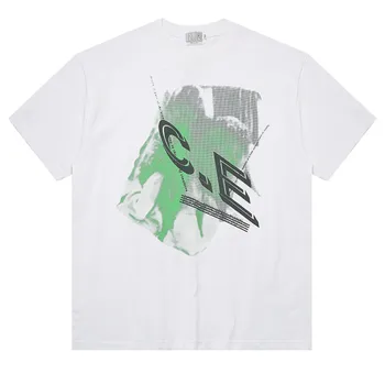 

Mens Japanese Harajuku Women CAV Tshirts Hip Hop Tees Hipster Casual Short Sleeve C.E Shirts Mens Summer White Brand Tops Tee
