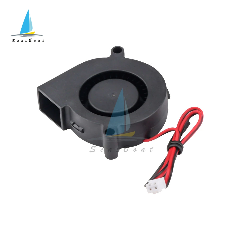 Dc fan 5015 Brushless turbo DC fan 5V 12V 24V Cooler blower Silent oil-containing micro centrifugal fan For 3D printer accessories