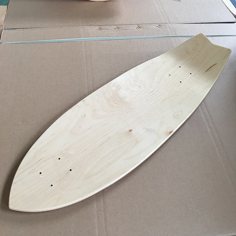 

31*10 Inch Maple Land Surfboard Skateboard Long Board Double Curved Board Surface Broad Skateboard Board Surface OEM Processing