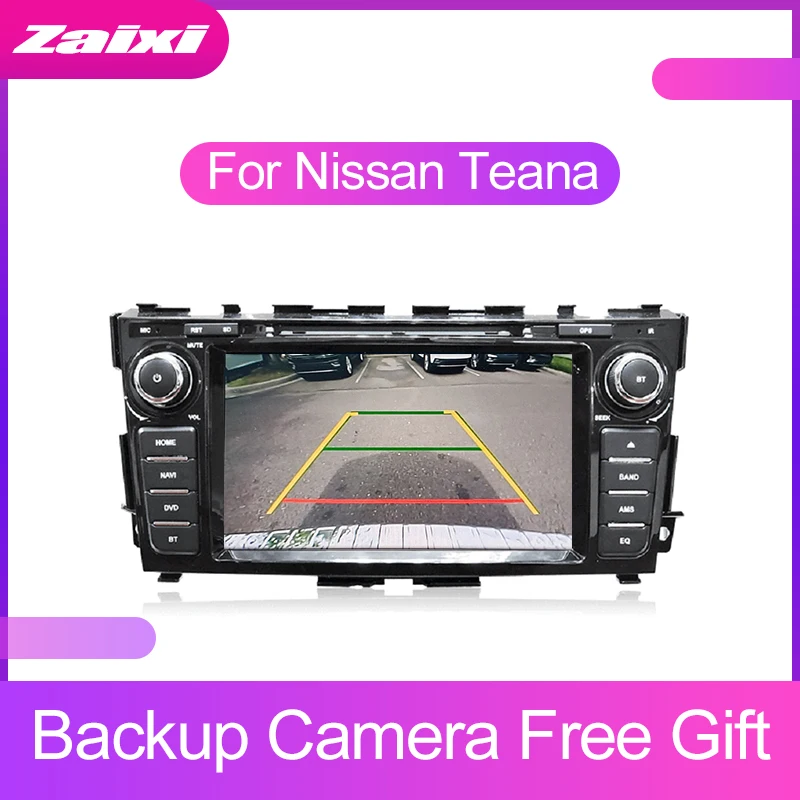 ZaiXi сенсорный экран Android автомобильный аудио для Nissan Teana 2013~ поддержка gps navi Ipod BT радиомикрофон медиа навигационная система