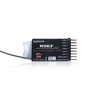 

Radiolink R8EF 2.4G 8 Channels RC Receiver Support S-Bus/PPM/PWM for T8FB RC Transmitter