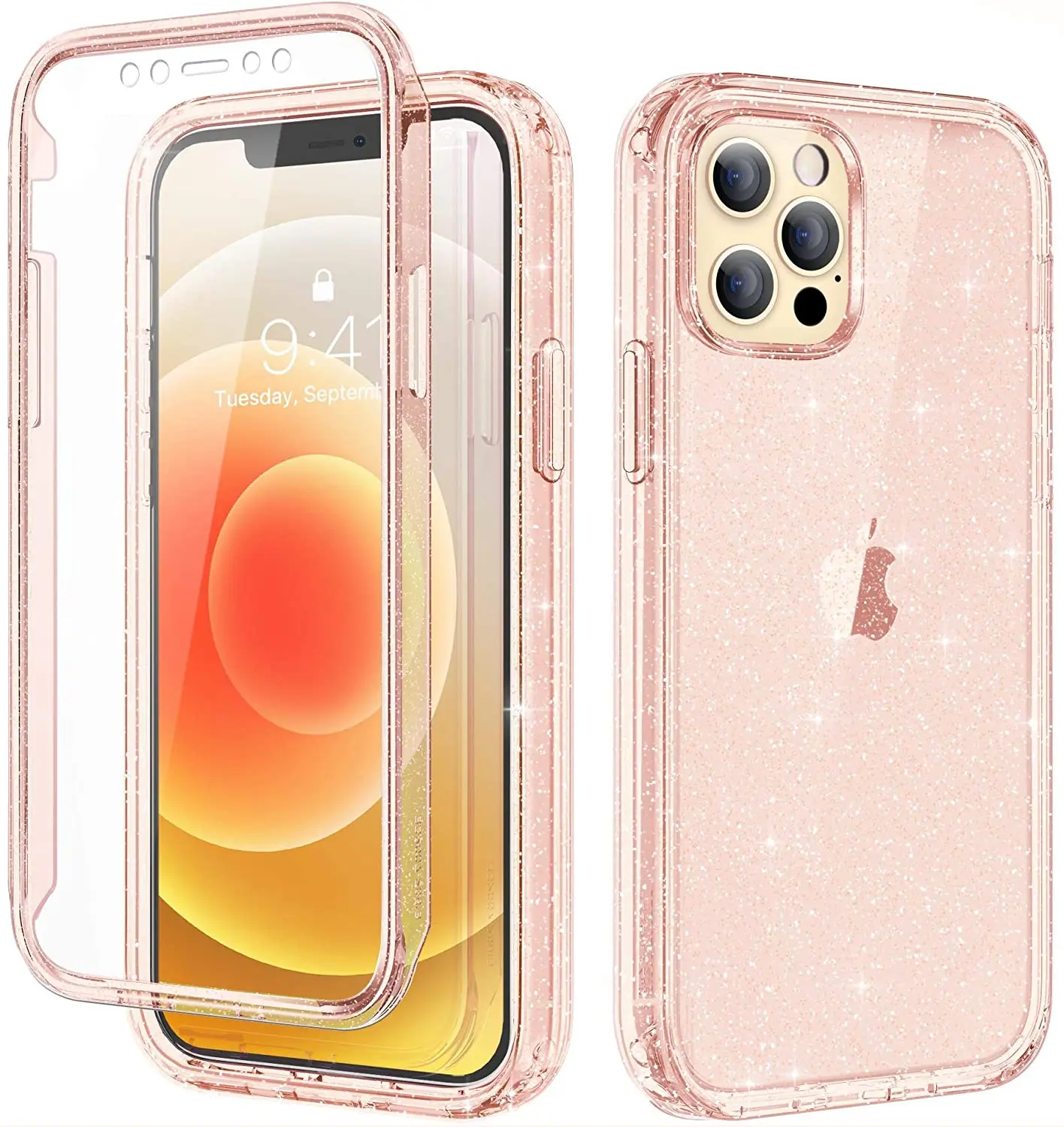 360 полноразмерный защитный чехол для телефона iPhone 12 Mini 11 Pro Max X XS 7 8 Plus SE роскошный