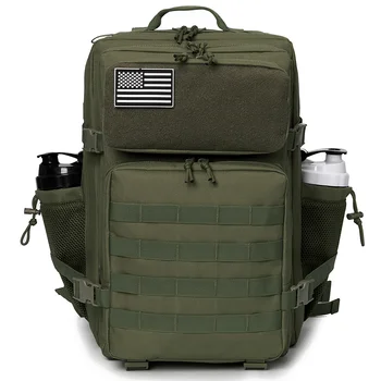 QT QY 50L Military Tactical Backpack Army Bag Hunting MOLLE Backpack GYM For Men EDC Outdoor