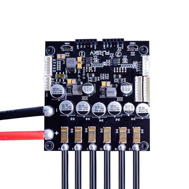 US $196.48 Dual FSESC6.6 with Aluminum Heatsink Mini Size Open Source Project fit with VESC6 Software Electron