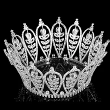 Роскошные принцесса тиары Свадебные короны аксессуары для волос