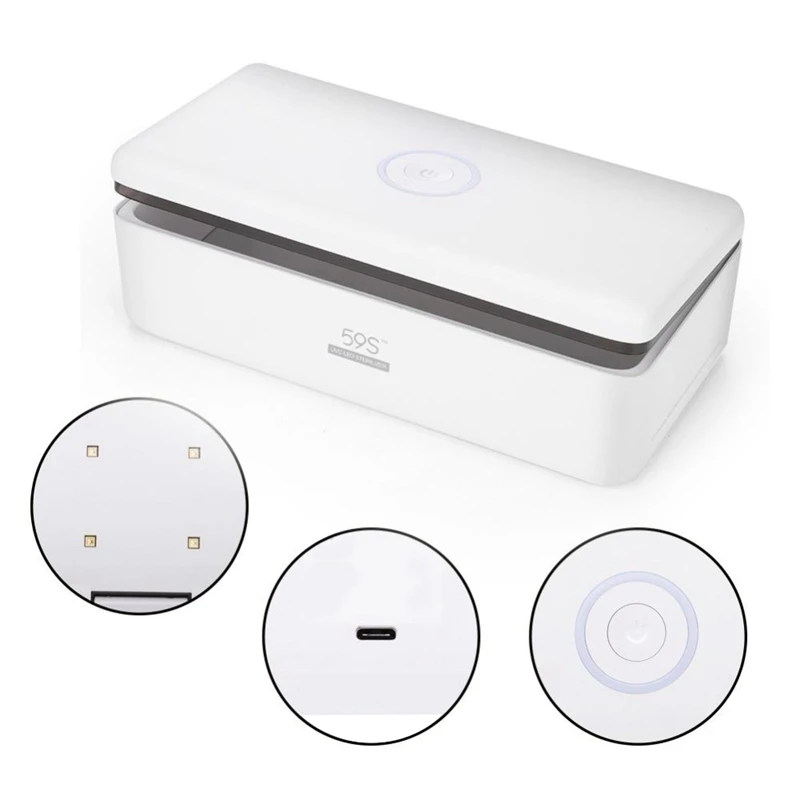 HTHL-Smart Led Uv стерилизатор, коробка для ногтей, аксессуары для макияжа, кисти для макияжа, инструменты для личной гигиены, УФ Дезинфекция, коробка для очистки, Devic