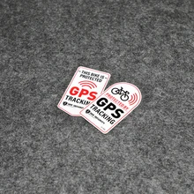 

Protected By GPS TRACKING Alarm Sticker Reflective WARNING Motorcycle Sticker Easy to install, just peel and paste
