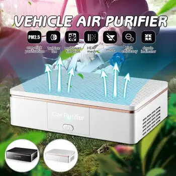

Rectangle Car Air Purifier Remove Odor Formaldehyde Anion Generator Vehicle Freshener Portable Air Purifier Ionizer Anion