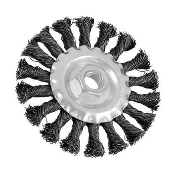 

Practical 100 Mm 4inch Rotary Steel Wire Wheel Brushes M14 For Angle Grinder Polish Deburring Derusting Angle Grinder Cleaner