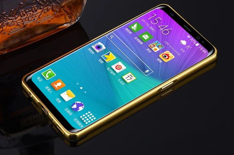 Роскошный Золотой зеркальный защитный чехол для телефона samsung Galaxy Note 10 Plus чехол для samsung S8 S9 Plus S7 Edge Note 5 Note 9 4 3